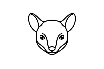 quoll head shapes vector