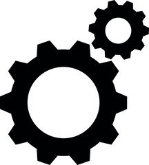 Interlocking gears icon