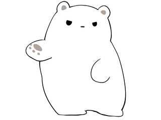 どうぞ しろくま