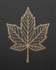 Pickup truck unique carving leaf art on plain black background