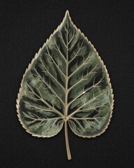 Race car unique carving leaf art on plain black background