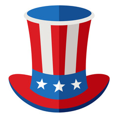 Patriot hat  icon perfect for patriotic projects and digital design use.