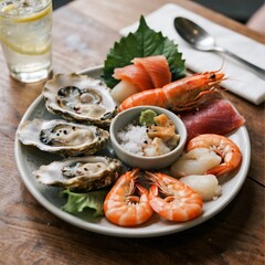 A fresh seafood platter