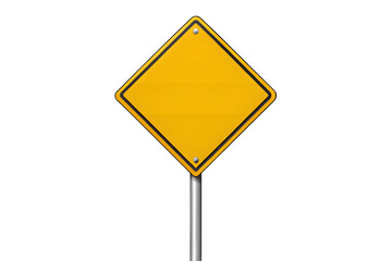 Road sign isolated on transparent background PNG icon isolated with transparent background