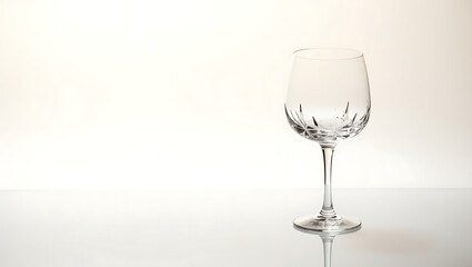two glasses of champagne isolated on white background