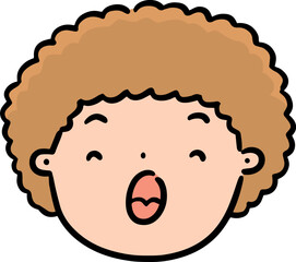Illustration of man face

