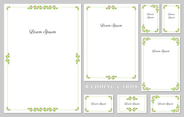 1567_Modern card template for wedding and celebration with floral design