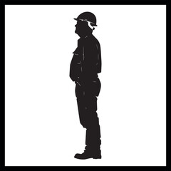 Engineer black icon, profession