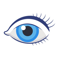 vector illustration of eye