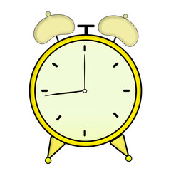 illustration, clip art réveil, PNG fond transparent 