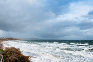 Ocean views as the clouds slowly pass