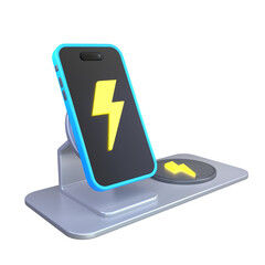 Wireless Charger Pad 3D Illustration