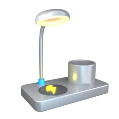 LED Desk Lamp 3D Illustration