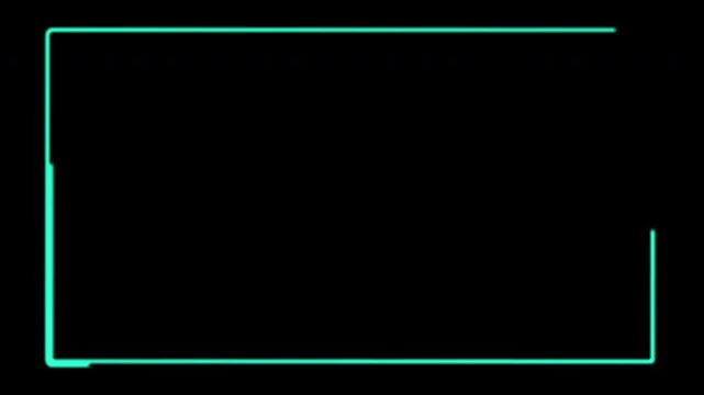 Combined webcam overlays with bright teal rectangle outlines create a modern aesthetic on a black background. Perfect for enhancing live streams.