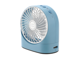 air conditioning fan on white background