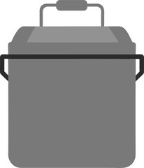 stock pot vector art illustration