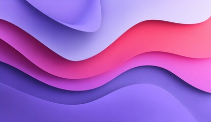 Abstract Colorful Wavy Layers Background Design