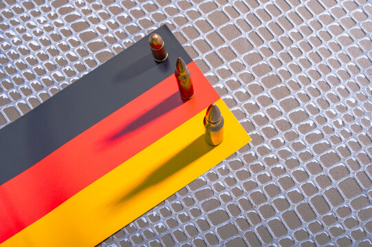 Bridge Between Ukraine and USA with Flags Symbol of Military Aid, Arms Support, and Defense Partnership