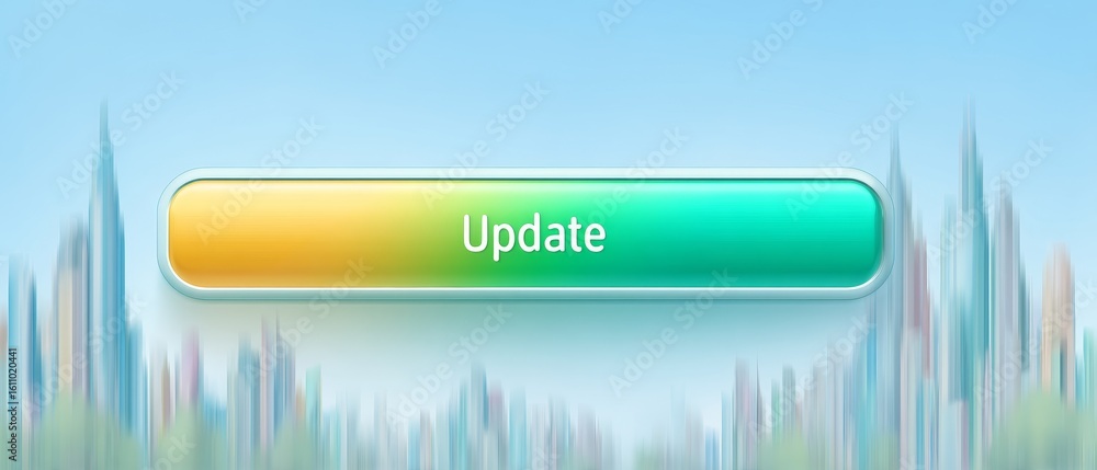 Poster digital security interface update technology sector graphic design digital environment user-friendly