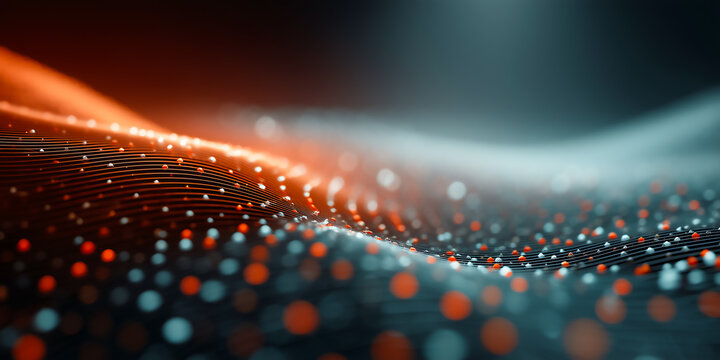 Data Analyst Avatar Manipulates Glowing Scatter Plot Points On A Hovering Grid To Reveal Hidden Patterns In 3D Visualization