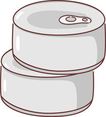 Canned Food Illustration 