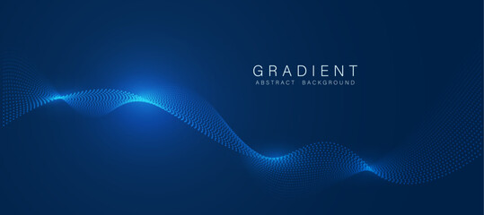Dark blue glowing lightwave abstract background. Perfect for technology, cybersecurity, or modern branding.