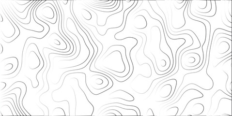 Abstract contour map illustration graphic design with black lines on a white background a modern textured vector for creative projects