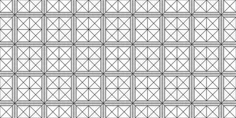 Seamless Transparent Art Deco Geometric Pattern for Background Layout Template