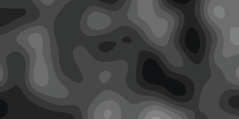 Abstract topographical map design with shaded gradients in shades of grey depicting contours and variations creating a minimalist modern background