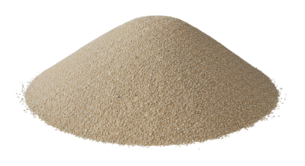 Pile of sand isolated PNG with Transparent Background