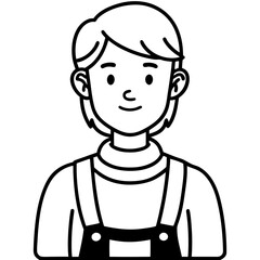 Minimalist Overalls Art