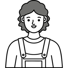 Minimalist Overalls Art