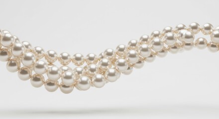 優美な真珠の輝き 柔らかな光が美しく流れる This translates roughly to: 