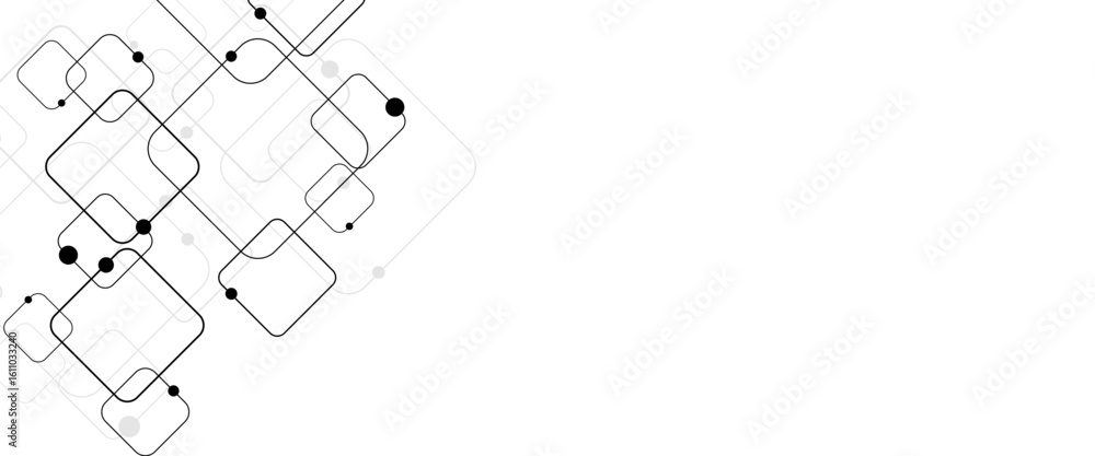 Poster vector science and technology concept. abstract background electronic printed circuit board, with do
