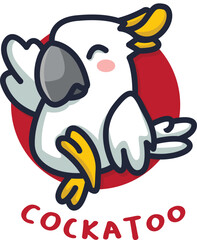 Adorable Cockatoo Mascot
