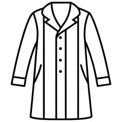 Modern Overcoat Illustration
