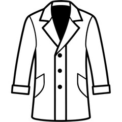 Modern Overcoat Illustration