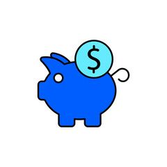 Icon a savings, isolated against a clean background.
