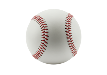 Close-up of a pristine baseball showcasing detailed stitching and smooth surface
