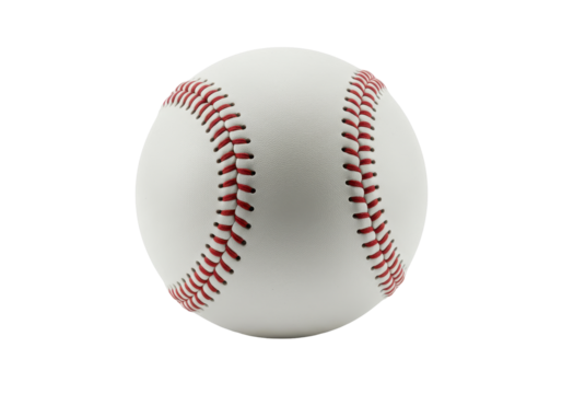 Close-up of a pristine baseball showcasing detailed stitching and smooth surface