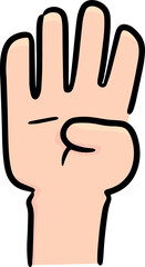 Illustration of hand
