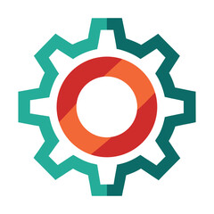 Abstract gear icon