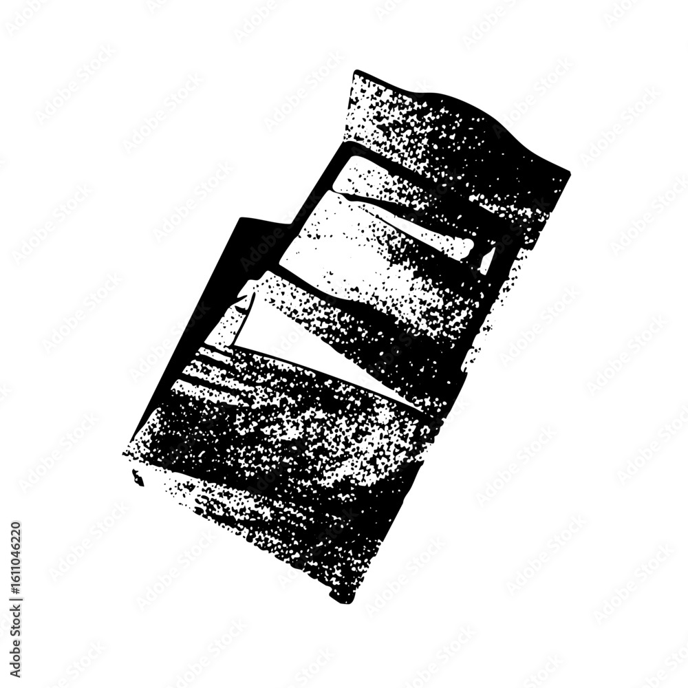 Poster vector abstract geometric building with angled lines.