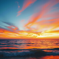 A very beautiful sunset