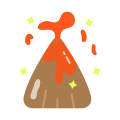 Volcano Eruption Flat
