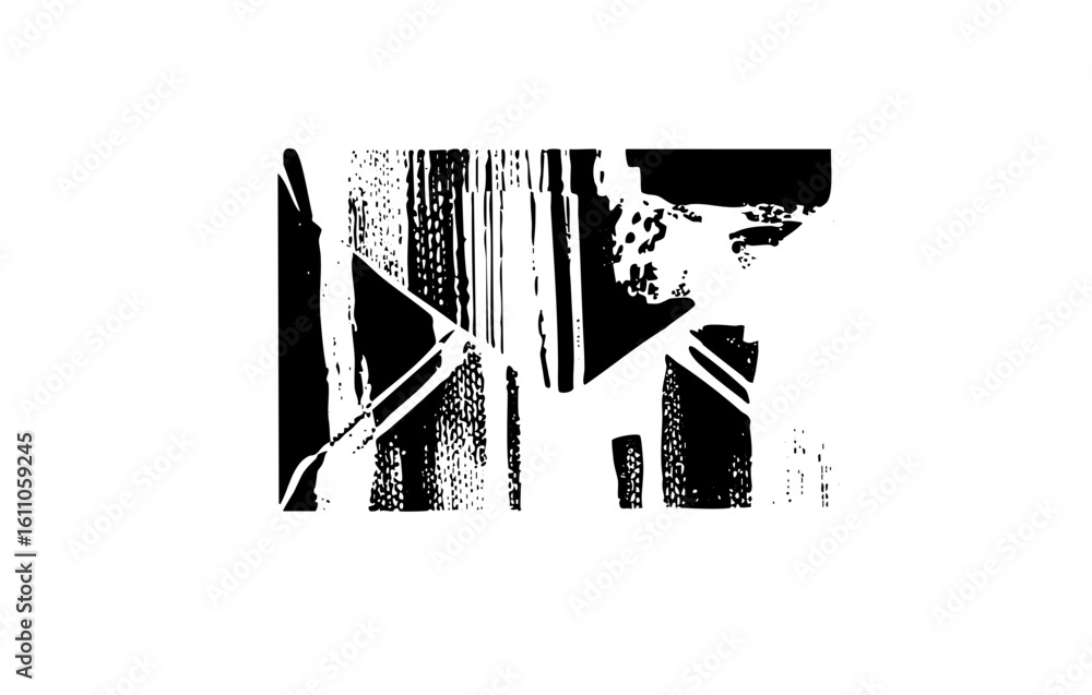 Poster vector abstract geometric letterforms create a bold typographic .