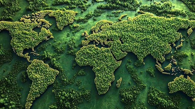 Global forest map