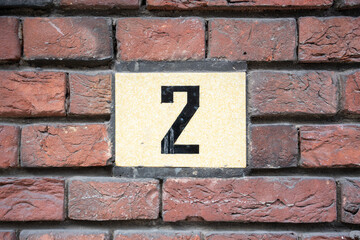 house number 2