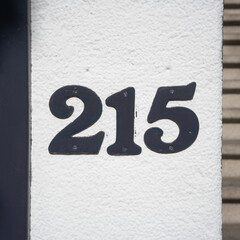 house number 215
