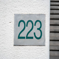 house number 223